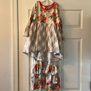 Matilda Jane 3/4 sleeve shirt/pant set